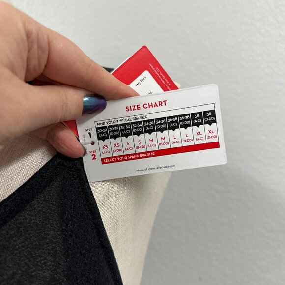 Spanx Sheerflex Fit To You Bra Small D-DD Very Black 30071r New With Tags - Picture 6 of 9